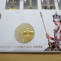 2011 Crown Jewels 350th Anniversary Silver 5 Pounds Coin Cover - First Day Cover by Westminster