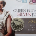 2012 Queen Elizabeth II's Silver Jubilee Silver Crown Coin Cover - First Day Cover by Westminster