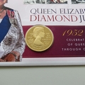 2012 Queen Elizabeth II's Diamond Jubilee Silver 5 Pounds Coin Cover - UK PNC First Day Cover