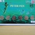2020 The Ultimate Peter Pan 50p Pence x6 Coin Cover - First Day Cover by Westminster