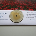 2020 Remembrance Day Silver Proof 5 Pounds Coin Cover - First Day Cover by Westminster