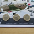2020 Ultimate Battle of Britain 80th Anniversary 2 Pounds  x3 Coin Cover - First Day Cover Westminster