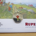 2020 Rupert Bear 100th Anniversary Silver 50p Pence Coin Cover - First Day Cover by Westminster