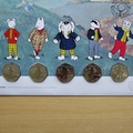 2020 Rupert Bear 100th Anniversary 50p Pence x5 Coin Cover - First Day Cover by Westminster