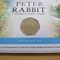 2019 Peter Rabbit 50p Pence Coin Cover - First Day Cover by Westminster