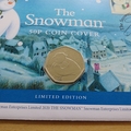 2020 The Snowman 50p Pence Coin Cover - First Day Cover by Westminster