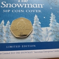 2019 The Snowman 50p Pence Coin Cover - First Day Cover by Westminster