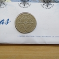 2018 Merry Christmas 5 Pounds Coin Cover - First Day Covers Westminster