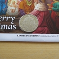 2017 Merry Christmas 5 Pounds Coin Cover - First Day Cover Westminster