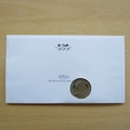 2015 Inventive Britain Charles Babbage Isle of Man 1 Crown Coin Cover - Benham First Day Cover