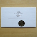 2015 Penny Black 175th Anniversary Isle of Man 1 Crown Coin Cover - Benham First Day Cover