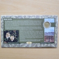 2000 Botanic Gardens Wales 1 Pound Coin Cover - Benham First Day Cover