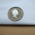 1996 Queen Elizabeth II 70th Birthday Silver 5 Pounds Coin Cover - First Day Cover by Mercury