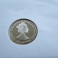 2002 The Queen Mother Memorial 50p Pence Coin Cover - Falkland Islands First Day Cover by Mercury