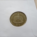 1992 Queen Elizabeth II 40th Anniversary of Coronation 1 Dollar Coin Cover - Samoa First Day Cover