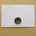 2002 The Queen's Golden Jubilee 1 Dollar Coin Cover - Pitcairn Islands First Day Cover