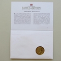 2010 Battle of Britain 70th Anniversary 5 Pounds Coin Cover - Hawker Hurricane - PNC First Day Covers