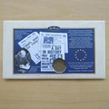 2000 25th Anniversary Britain In Europe 50p Pence Coin Cover - Benham First Day Cover