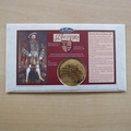 1997 King Henry VIII and His Six Wives Medal Covers Set  - Benham First Day Covers - Signed