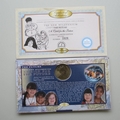 2001 The New Millennium The Future 1 Royal Coin Cover - Benham First Day Cover - Signed