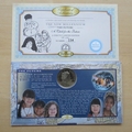 2001 The New Millennium The Future 1 Royal First Day Coin Cover - Benham FDC - Signed
