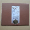 2000 The New Millennium 5 Pounds Coin Cover - Benham First Day Cover - Signed
