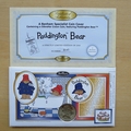 1998 Paddington Bear 40th Anniversary 1 Crown Coin Cover - Benham First Day Cover - Signed