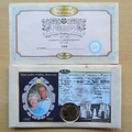 1997 Royal Golden Wedding Anniversary IOM 1 Crown Coin Cover - Benham First Day Cover