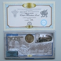 2000 The New Millennium Welsh Mountain Rail 25 ECU Coin Cover - Benham First Day Cover - Signed