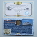 2000 The New Millennium Maritime Heritage Medal Cover - Benham First Day Cover - Signed