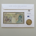 2003 The Coronation Anniversary 5 Pounds Banknote Coin Cover - Royal Mail First Day Covers