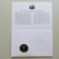 2006 History of the RAF Vickers Vimy Crown Coin Cover - WWI Aircraft PNC First Day Cover