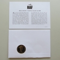 2006 History of the RAF AIRCO DH9 Crown Coin Cover - WWI Aircraft PNC First Day Cover