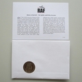 2010 History of the RAF D-Day Invasion Crown Coin Cover - Liberia PNC First Day Covers
