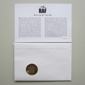 2008 History of the RAF De Havilland Tiger Moth Dollar Coin Cover - UK PNC First Day Covers