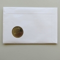 2003 Queen's Coronation Jubilee 1 Crown Coin Cover - UK PNC First Day Covers