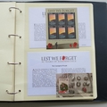 2008 Lest We Forget Stamp & Coin Cover Collection - Westminster