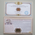 2004 The Scottish Parliament 1 Shilling Coin Cover - Benham Signed UK PNC First Day Covers