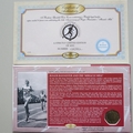2004 Roger Bannister 50th Anniversary 50p Pence Coin Cover - Benham Signed UK PNC First Day Covers