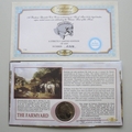 2005 Farmyard Scene Year of the Horse Crown Coin Cover - Benham Signed UK PNC First Day Covers