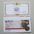 2005 Great British Motorcycles Crown Coin Cover - Benham UK PNC First Day Covers