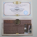 2005 Worlds Most Famous Continental Express Crown Coin Cover - Benham Signed UK PNC