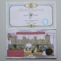 2005 Royal Windsor Penny Coin Cover - Benham Signed UK PNC First Day Covers