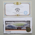 2006 Footbal World Cup Germany Olympiastadion 1 Dollar Coin Cover - Benham Signed