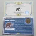 2006 Ice Age Animals 1 Crown Coin Cover - Benham Signed UK PNC First Day Covers