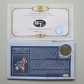 2006 Animal Tales 1 Dollar Coin Cover - Benham Signed UK PNC First Day Covers