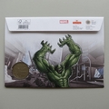 2019 Marvel The Hulk Medal Cover - Royal Mail First Day Cover