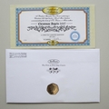 2007 Christmas Angels 50p Pence Coin Cover - Benham Signed UK PNC First Day Covers