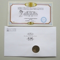 2007 Machin Definitives 40th Anniversary Half Crown Coin Cover - Benham Signed First Day Covers