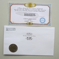 2007 Britain's Endangered Birds Crown Coin Cover - Benham Signed UK PNC First Day Covers